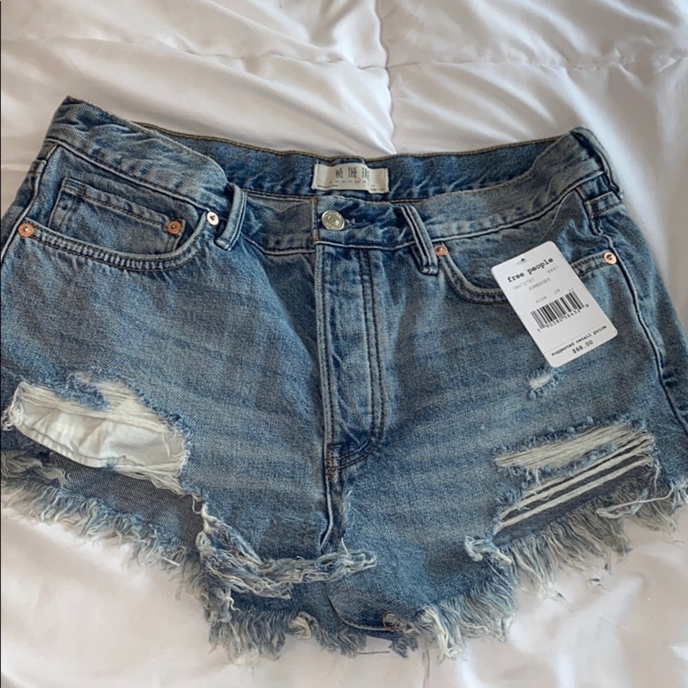 Free People Denim Shorts
